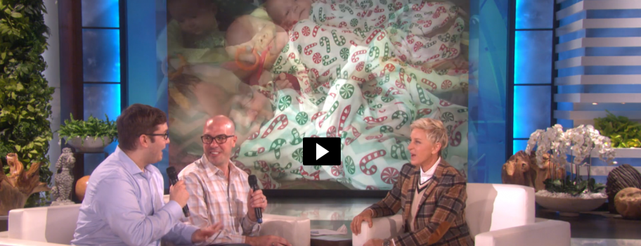 Ellen Has Gifts for Gay Dads With Triplets Image